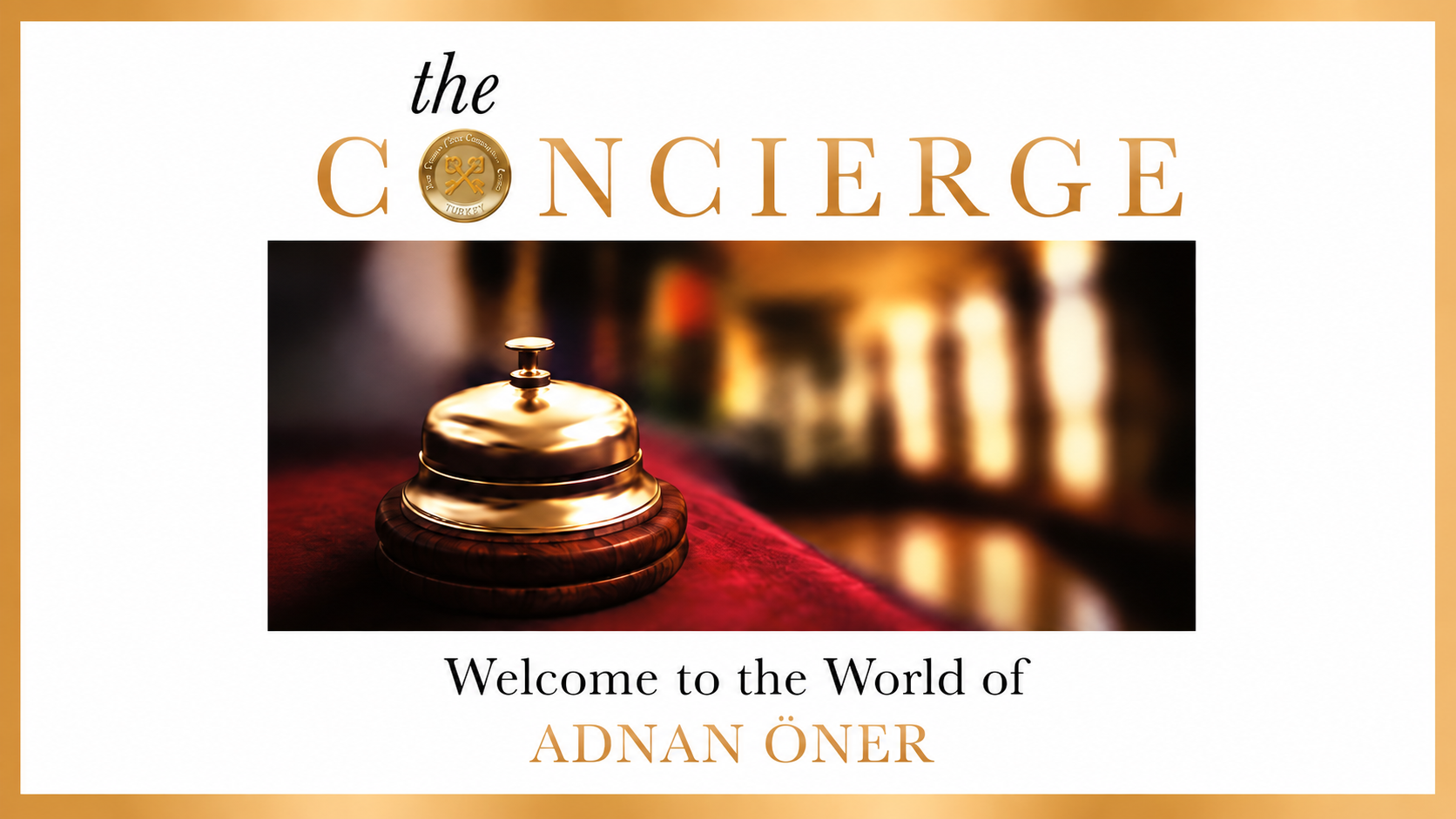 The Concıerge Hoş geldiniz! // İngilizce Basım