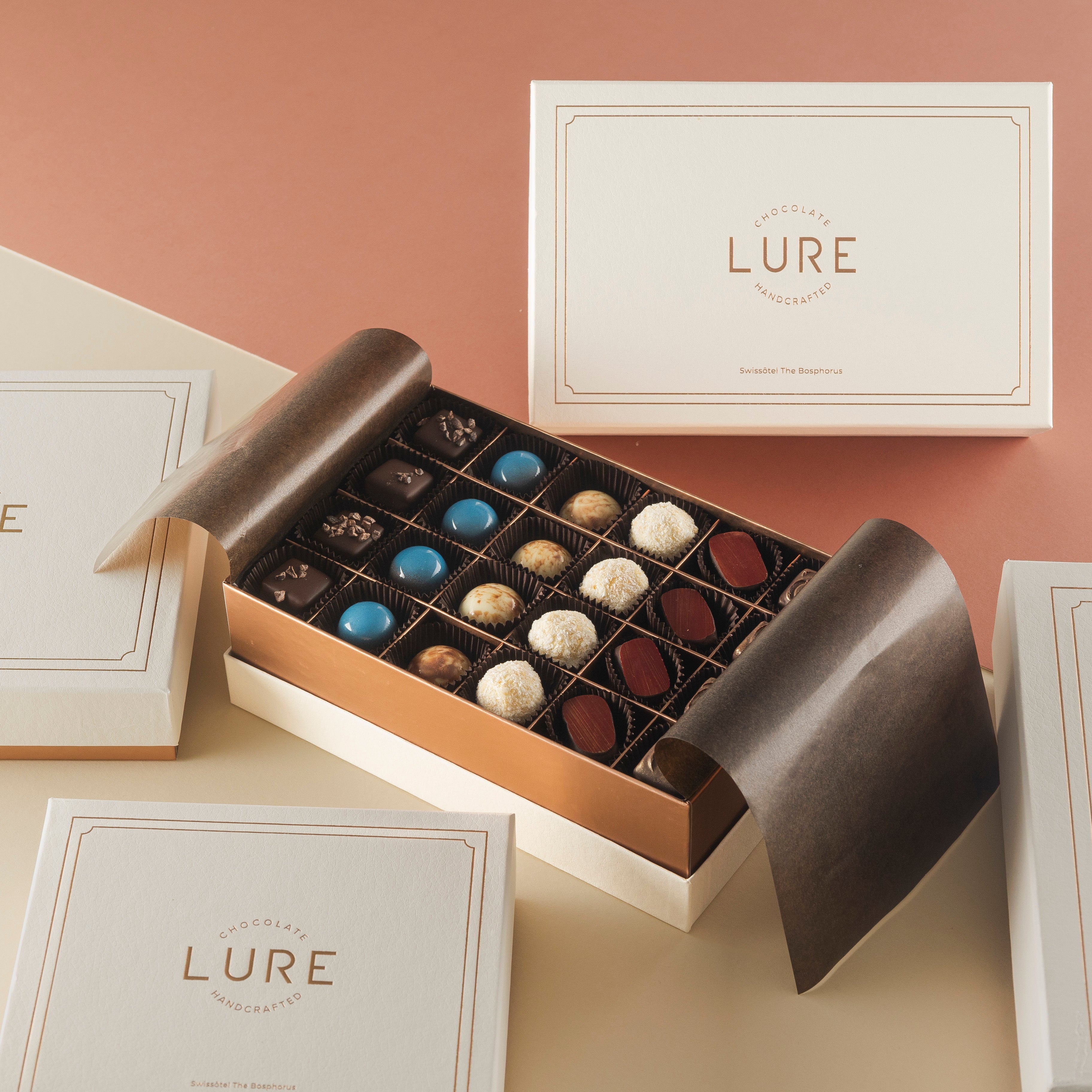 Lure 24'lü Çikolata Kutusu | Swissôtel El Yapımı Çikolata